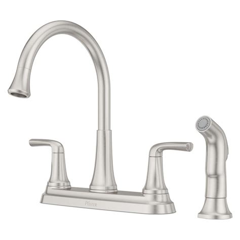 Moen Banbury High Arc Handle Standard Kitchen Faucet With Side