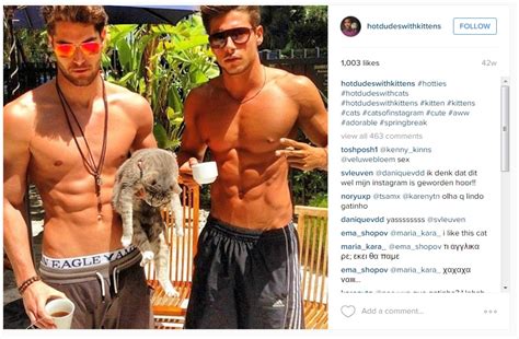 Hot Dudes With Kittens The Purr Fect Thing To See On Instagram Stay At Home Mum