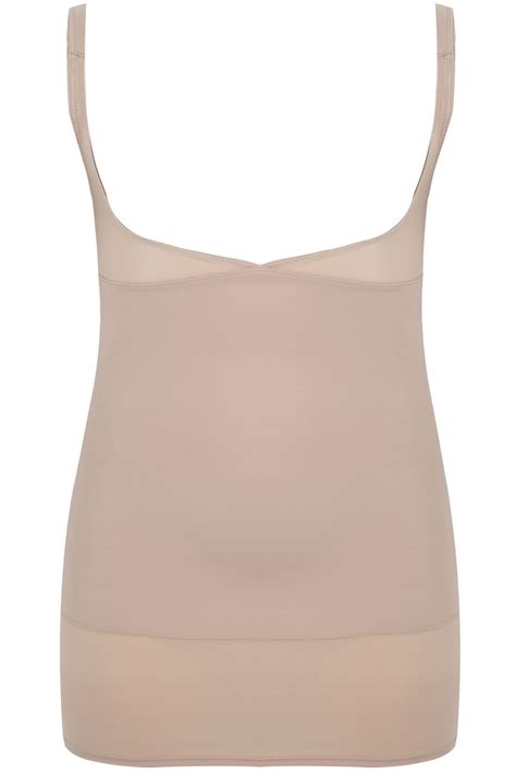 Plus Size Nude Control Underbra Slip Dress Yours Clothing