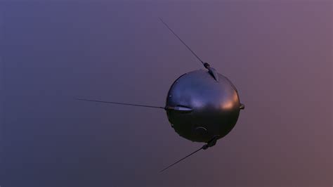 3D model Sputnik Rocket and Sputnik Satellite VR / AR / low-poly | CGTrader