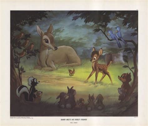 Bambi Poster Movie 1942 Style A 11 X 14 Inches 28cm X