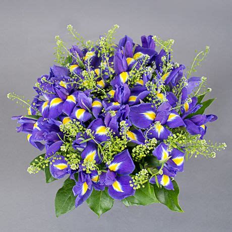 Букет ирисов «Синий берег» - за 7480 руб. | Цветы - Букеты - С ирисами