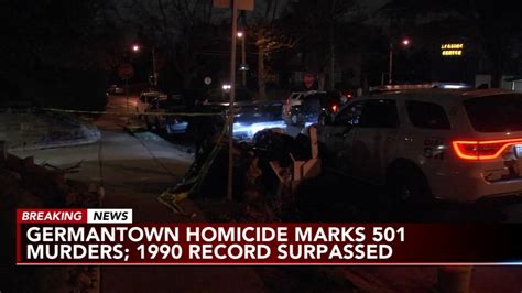 Philadelphia Sets Grim New Record After 501st Homicide Of 2021 6abc