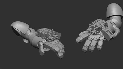 Stl File Marine Power Fist With Bolter And Extended Magazine 🤜 ・3d Printer Model To Download・cults