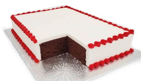 9x13 Single Layer Cake Standard Design