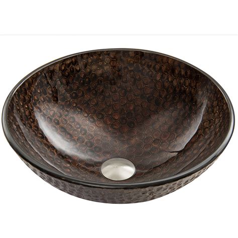 Vigo Copper Shield Glass Vessel Sink Walmart