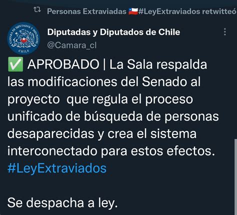 Personas Extraviadas Leyextraviados On Twitter Rt Alertared Cl