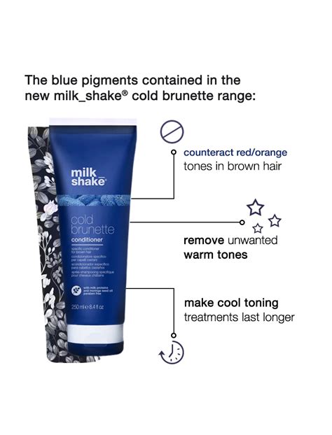 Milk Shake Cold Brunette Conditioner 250ML HAIR RAP BY YOYO