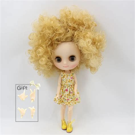 Nude Factory Middle Blyth Doll Series No Qe Gold Curly Hair Matte My XXX Hot Girl