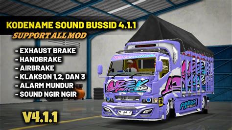 KODENAME SOUND NGIR NGIR PREMIUM SUPPORT ALL MOD BUSSID V4 1 1 YouTube