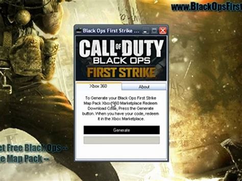 Black Ops First Strike Dlc Code Leaked Xbox Only Video Dailymotion