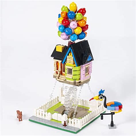 Up Balloon House Building Kit, Flying House Building Block Model Set ...