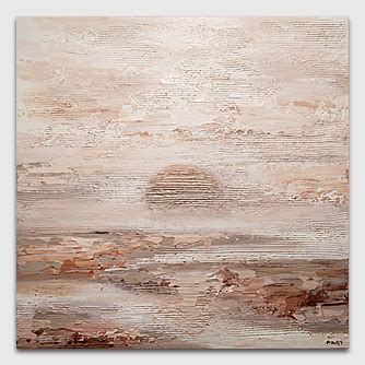 Shop Modern Neutral Abstract Paintings on Canvas