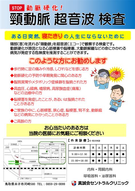 頸動脈 超音波（エコー）検査 ： 医療法人・社会福祉法人真誠会