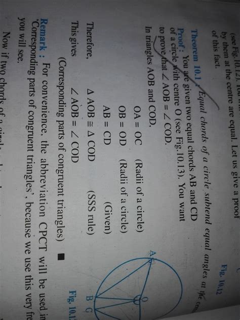 Prove that angle subtended by an arc of a circle at the centre is ...