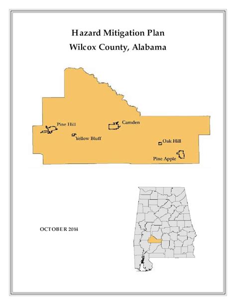 Pdf Hazard Mitigation Plan Wilcox County Alabama The Natural