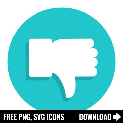 Free Dislike Svg Png Icon Symbol Download Image