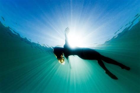 person floating