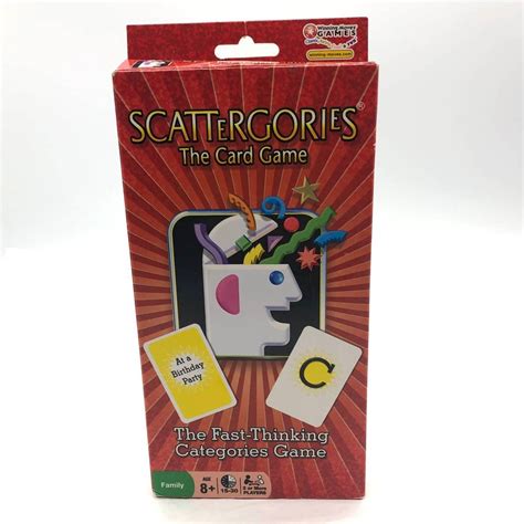 Super Fun Scattergories Card Game Great For Upcoming Holiday Parties Etsy