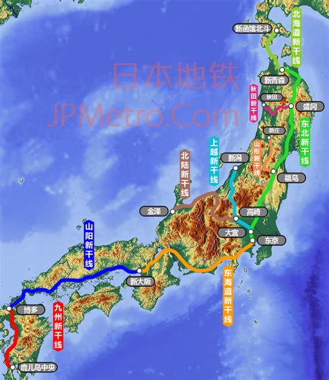 日本新干线大盘点 日本地铁