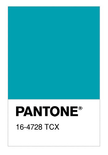 Colore Pantone Tcx Peacock Blue Numerosamente It