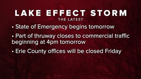 Gov. Hochul declares state of emergency ahead of winter storm in WNY