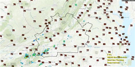 Nws Blacksburg On Twitter Heres A Look At The Lunchtime Temperatures