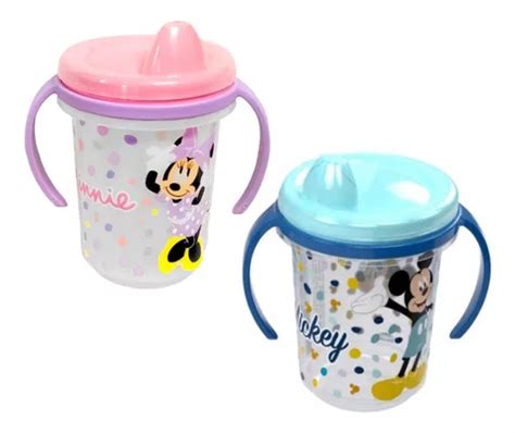 Copo Baby Treinamento Al A Bico Kit Mickey E Minnie