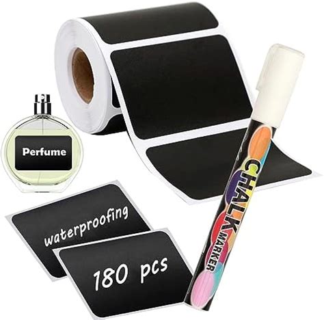 Ilauke Waterproof Chalkboard Labels Reusable Blackboard Stickers On