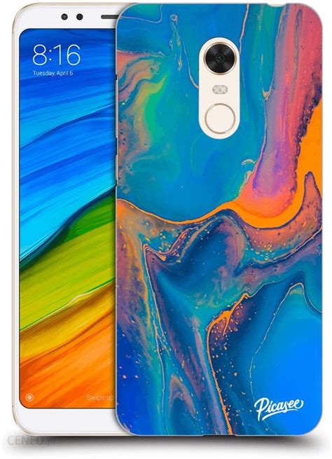 SILIKONOWE PRZEŹROCZYSTE ETUI NA XIAOMI REDMI 5 PLUS GLOBAL RAINBOW