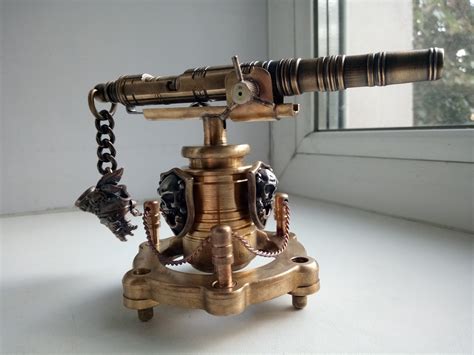 Латунная ручка на подставке "Пиратская пушка" / Блог им. cdfhobr ...