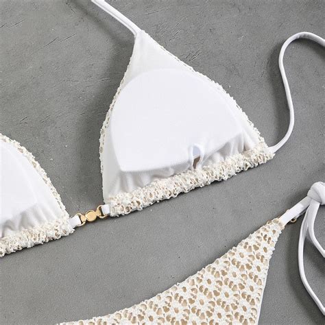 Sexy Micro Bikini 2025 Women Chain Swimsuit Female Swimwear Thong Bikinis Sets Brazilian Bathing