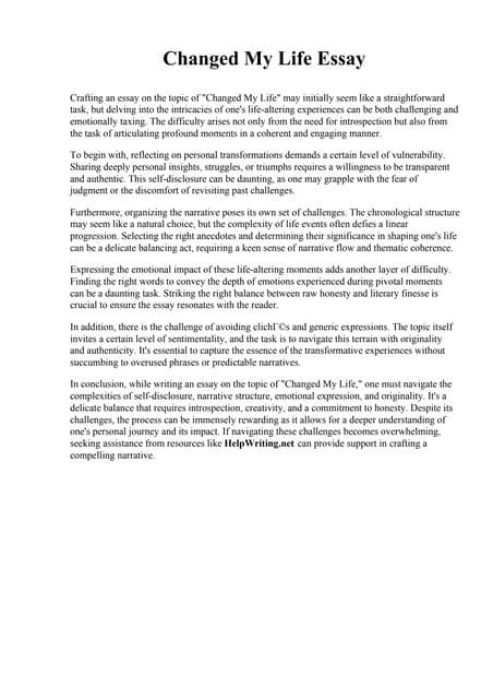 Changed My Life Essay.pdf