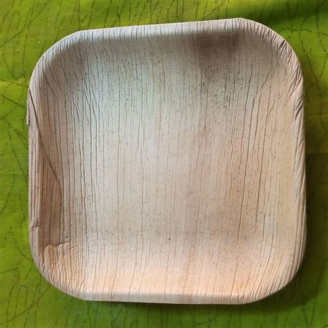 Square Areca Leaf Plate At Rs Piece Pakku Mattai Plate In