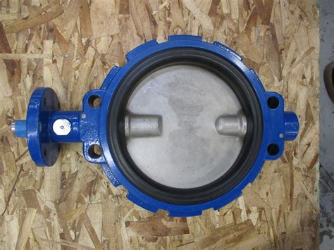 WAFER BUTTERFLY VALVE 10 250 PSI EPDM Seat 316SS Disc Bare Stem