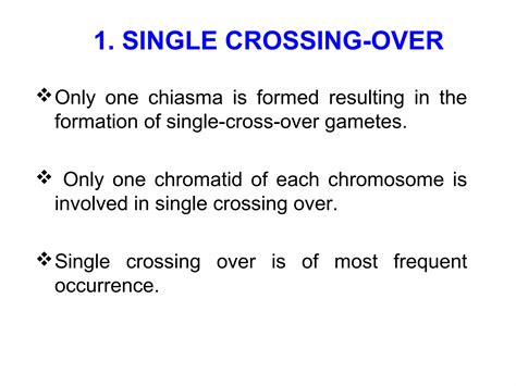 Linkage And Crossing Over 6