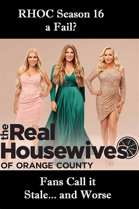 ‘Real Housewives of Orange County’: Season 16 Fail — Low Viewership ...