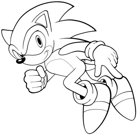 Sonic para Colorir e Imprimir Muito Fácil Colorir e Pintar