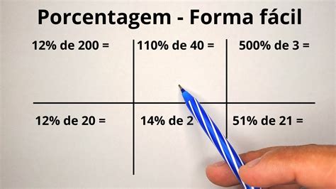 Como Calcular Porcentagem Fácil - PORCENTAGEM | COMO CALCULAR PORCENTAGEM | FORMA FÁCIL - Enem Descomplicado