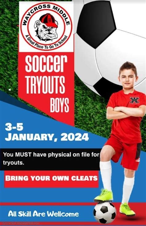Soccer Tryouts Waycross Middle School