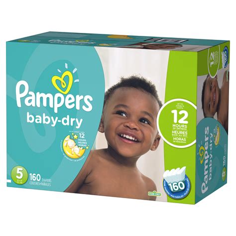 Pampers Baby Dry Diapers Size 5 160 Count