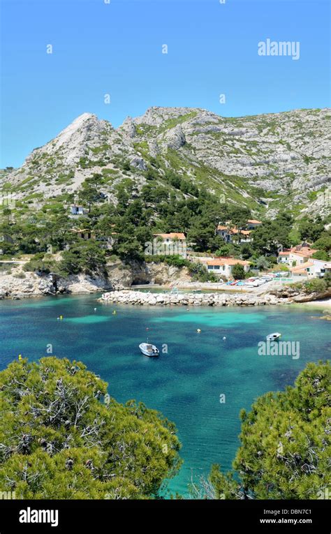 Sormiou Calanque Fjord Ou Dans Le Parc National Des Calanques Pr S De