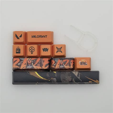 Valorant Raze Keycaps OEM Profile Gaming Anime Custom Etsy