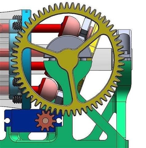 involute gear    model  printable cgtrader