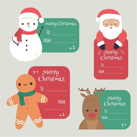 10 Best Printable Christmas Gift Tags Personalized | Christmas gift ...
