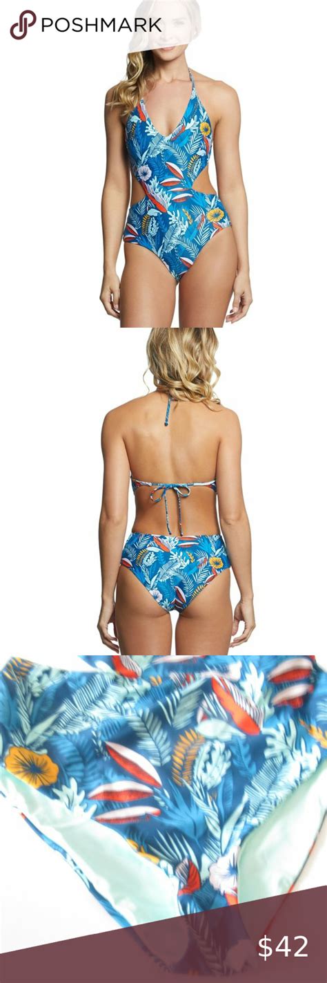 Speedo Aria Plunge One Piece Swimsuit Plunging One Piece Swimsuit Swimsuits One Piece Swimsuit