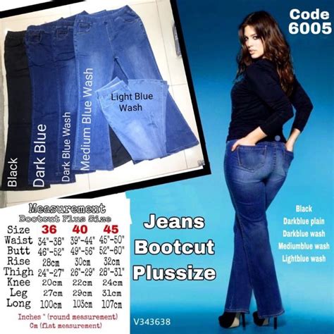 Hot Itemready Stok Jeans Bootcut Plus Saiz Shopee Malaysia