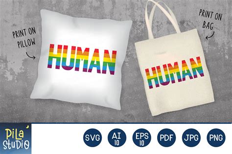 Human Svg Lgbtq Svg Gay Shirt Svg Silhouette SVG Cutting Etsy