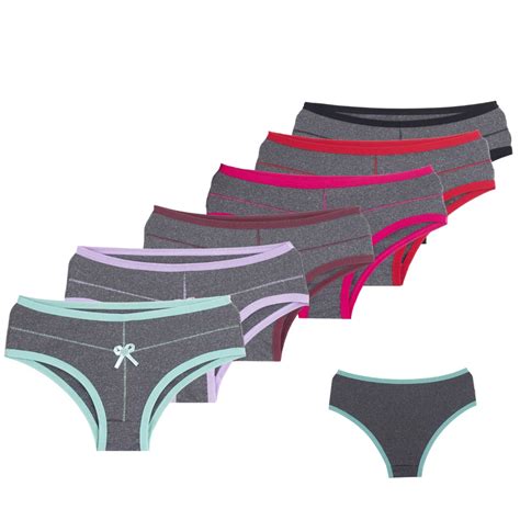 Kit Calcinhas Feminina C S Alto Algod O Elastano Lingerie Confort Vel Tamanho Plus Size Cores