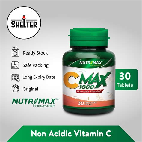 Jual Nutrimax C Max Mg Original Tablet Non Acidic Vitamin C